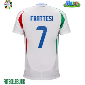 Italien Davide Frattesi #7 Bortatröja EM 2024 Kortärmad